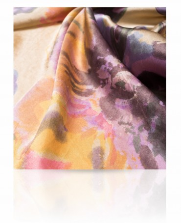 Платок Женский SS-BIG.FLOWER/GOLD